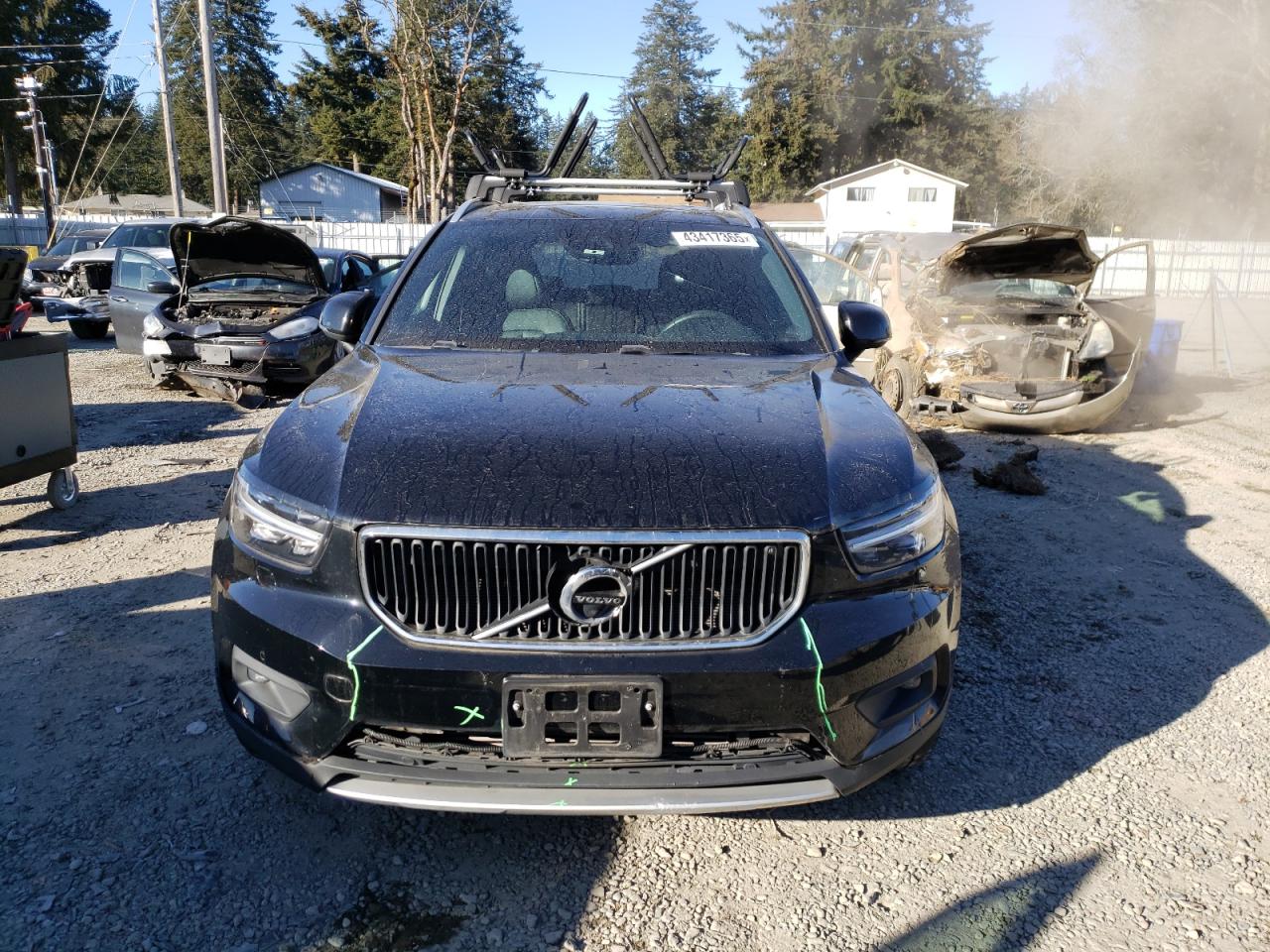 2019 Volvo XC40 VIN YV4162UK9K2077416 Copart auction photo, rear end / front end damage thumbnail 5
