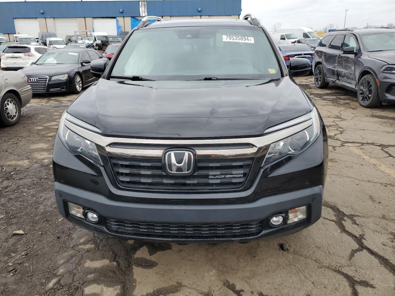 2018 Honda Ridgeline VIN 5FPYK3F86JB012644 Copart auction photo, front end / undercarriage damage thumbnail 5