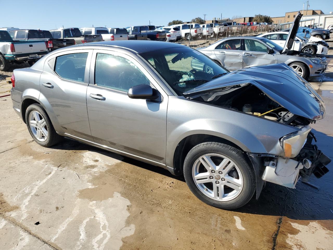 2012 Dodge Avenger VIN 1C3CDZCB9CN195224 Copart auction photo, front end damage thumbnail 4
