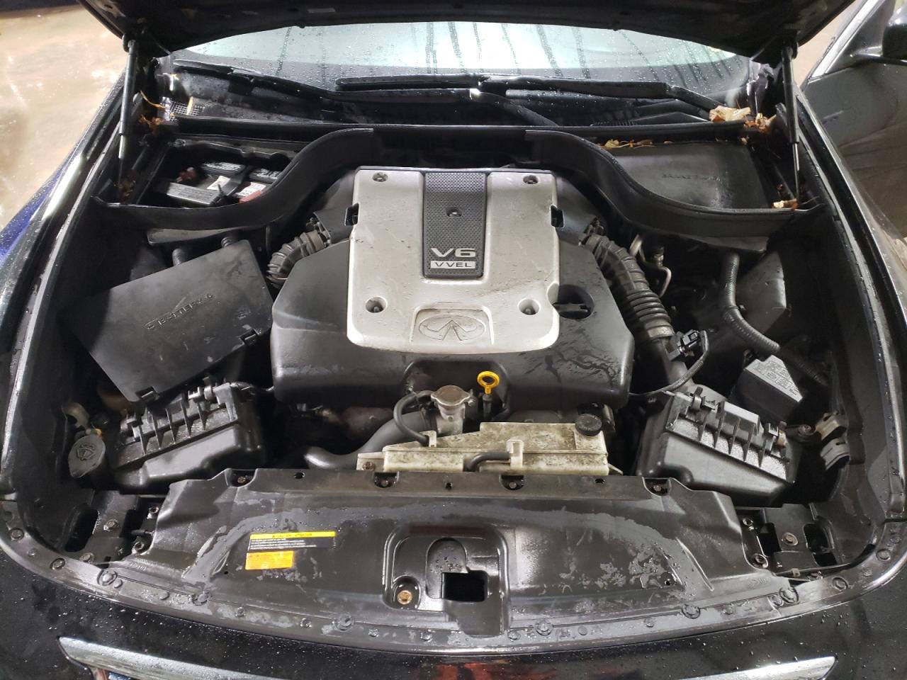 2012 Infiniti G VIN JN1CV6AR5CM977925 Copart auction photo, front end damage thumbnail 11