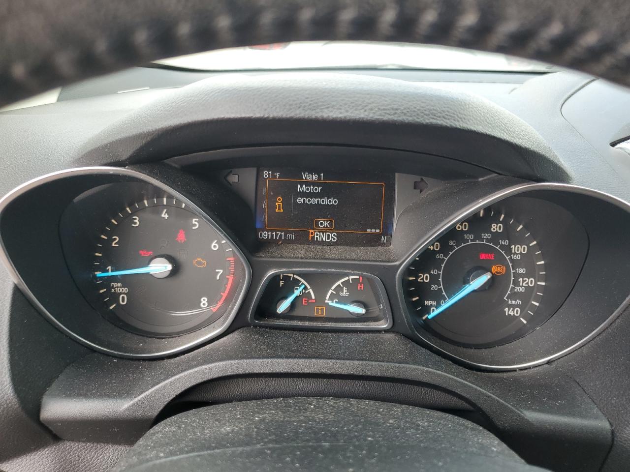 2017 Ford Escape VIN 1FMCU0JD6HUD40305 Copart auction photo, front end damage thumbnail 9