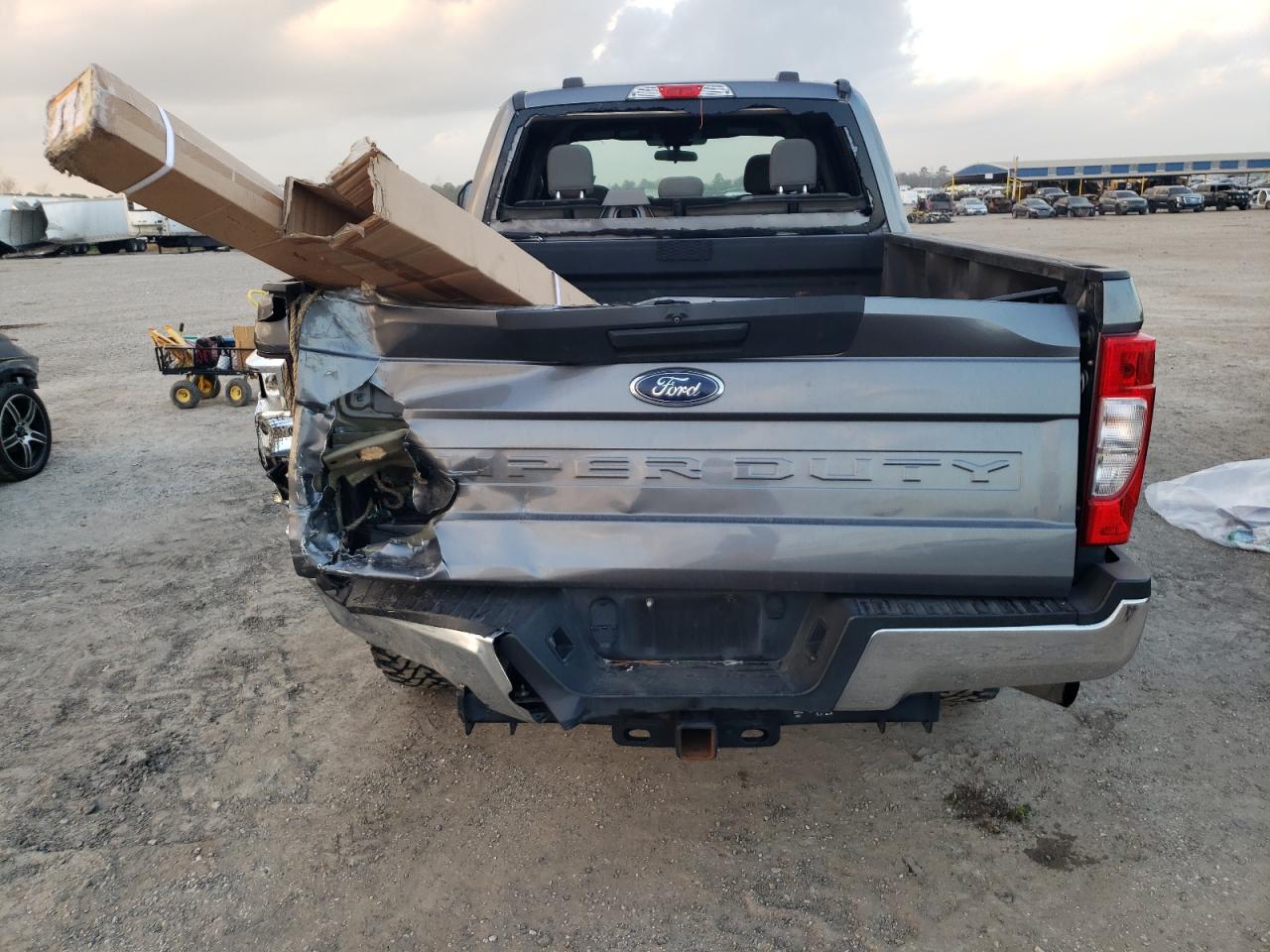 2021 Ford F250 VIN 1FT7W2BN1MEE13507 Copart auction photo, rear end / minor dent/scratches damage thumbnail 6