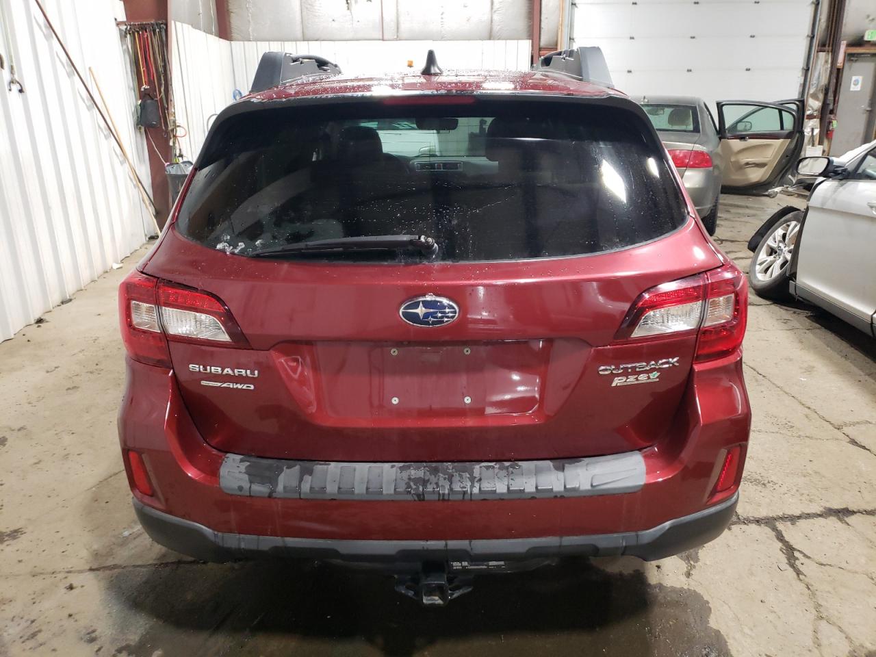 2017 Subaru Outback VIN 4S4BSAFC9H3260445 Copart auction photo, all over damage thumbnail 6
