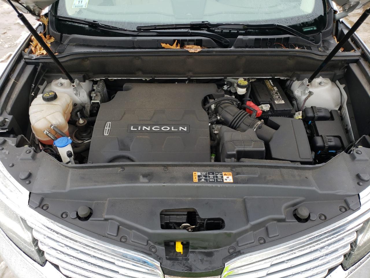 2016 Lincoln MKX VIN 2LMTJ8LR8GBL78661 Copart auction photo, side / rear end damage thumbnail 11