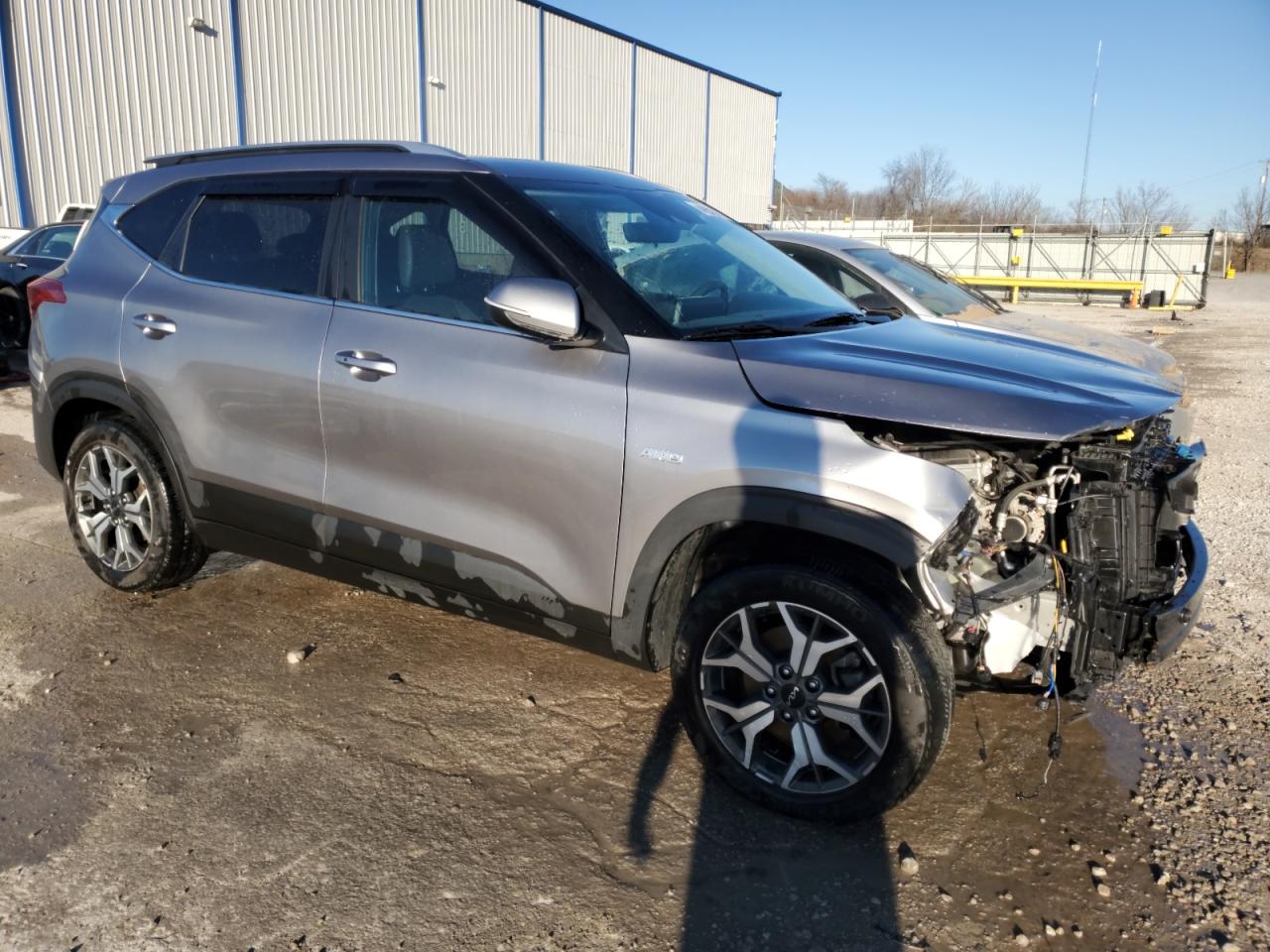 2022 KIA Seltos VIN KNDERCAA7N7280809 Copart auction photo, front end damage thumbnail 4