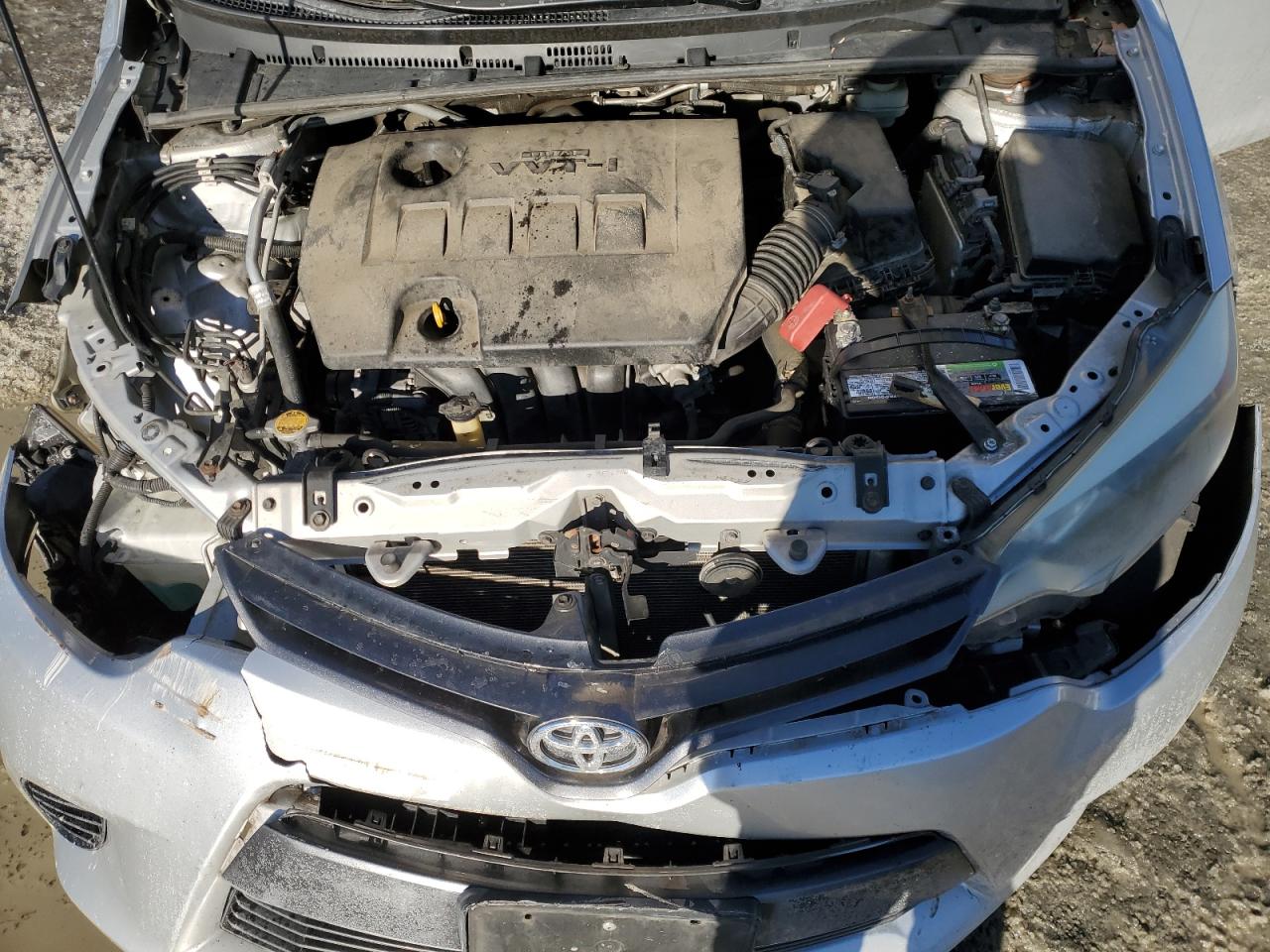 2015 Toyota Corolla VIN 5YFBURHEXFP287668 Copart auction photo, all over / undercarriage damage thumbnail 12