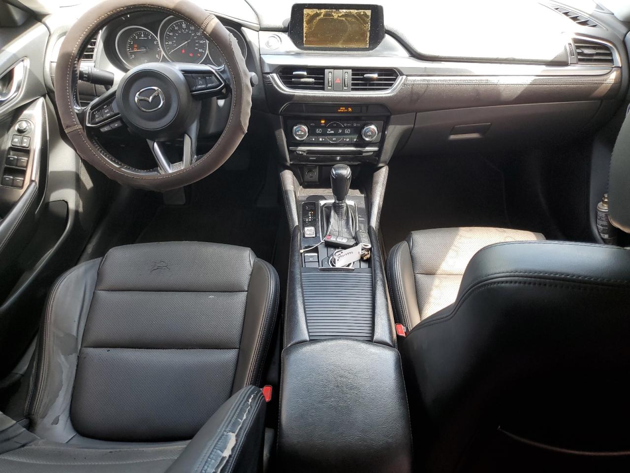 2017 Mazda 6 VIN JM1GL1V53H1124284 Copart auction photo, side / front end damage thumbnail 8
