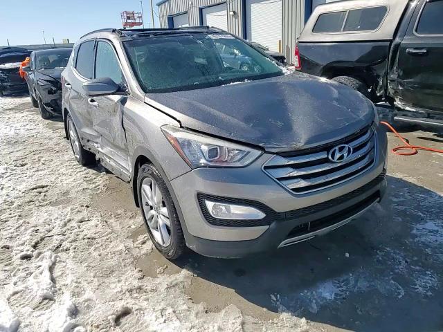 2015 Hyundai Santa Fe VIN 5XYZW4LA3FG262003 Copart auction photo, rollover damage thumbnail 13
