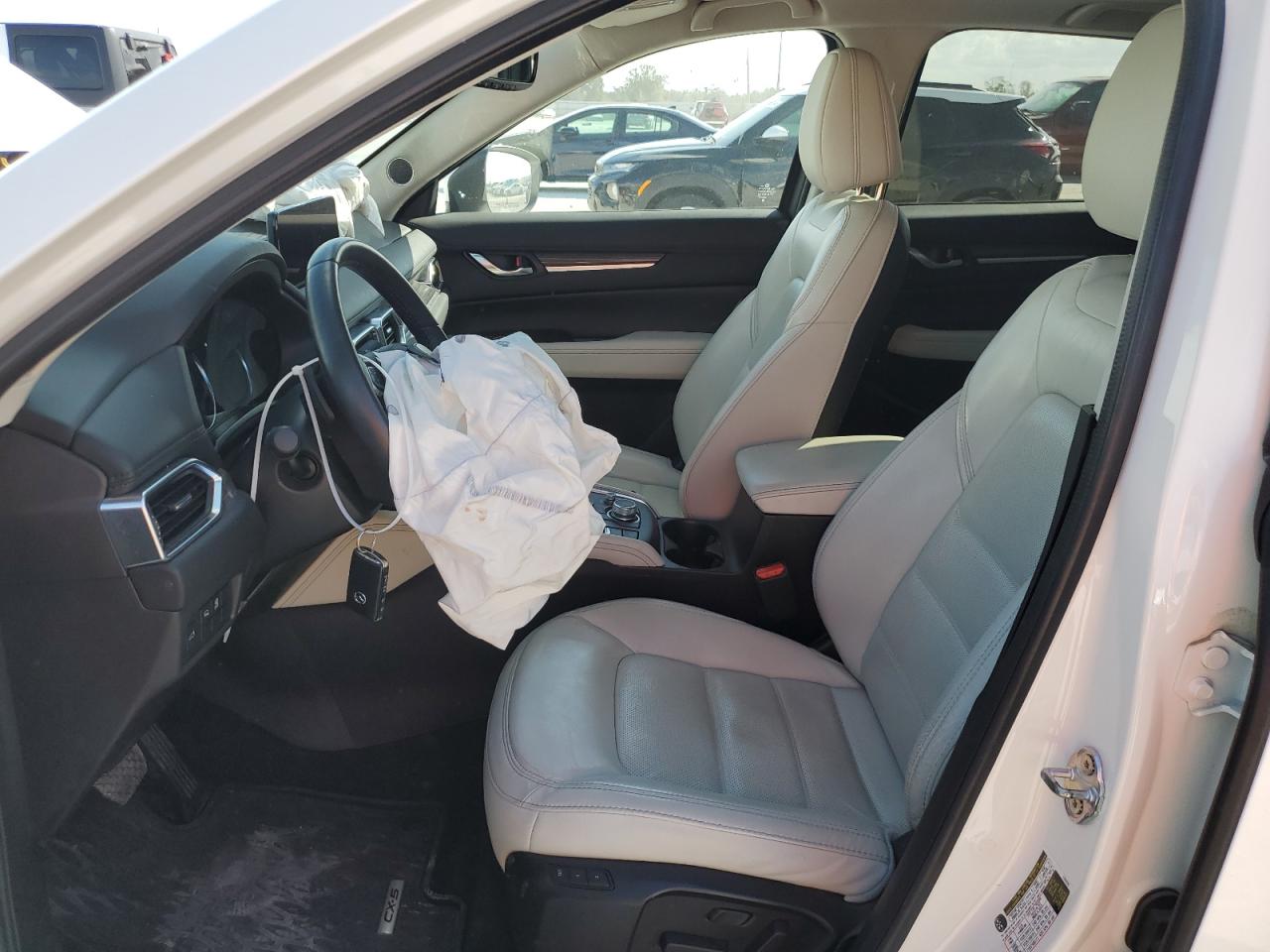 2021 Mazda CX-5 VIN JM3KFBAY1M0468386 Copart auction photo, front end damage thumbnail 7