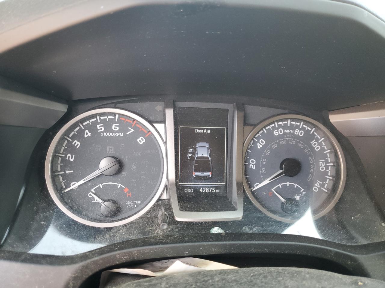 2021 Toyota Tacoma VIN 3TMCZ5ANXMM406753 Copart auction photo, rollover / side damage thumbnail 9