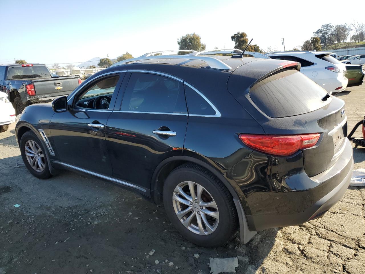 2013 Infiniti FX VIN JN8CS1MW4DM170389 Copart auction photo, vandalism / all over damage thumbnail 2