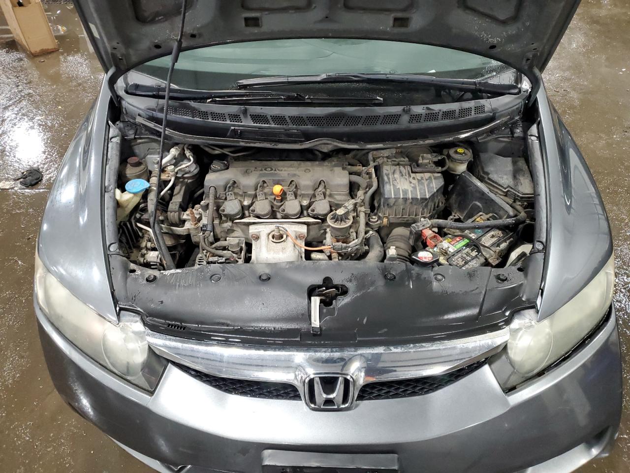 2010 Honda Civic VIN 2HGFA1F57AH327574 Copart auction photo, rear end / front end damage thumbnail 11