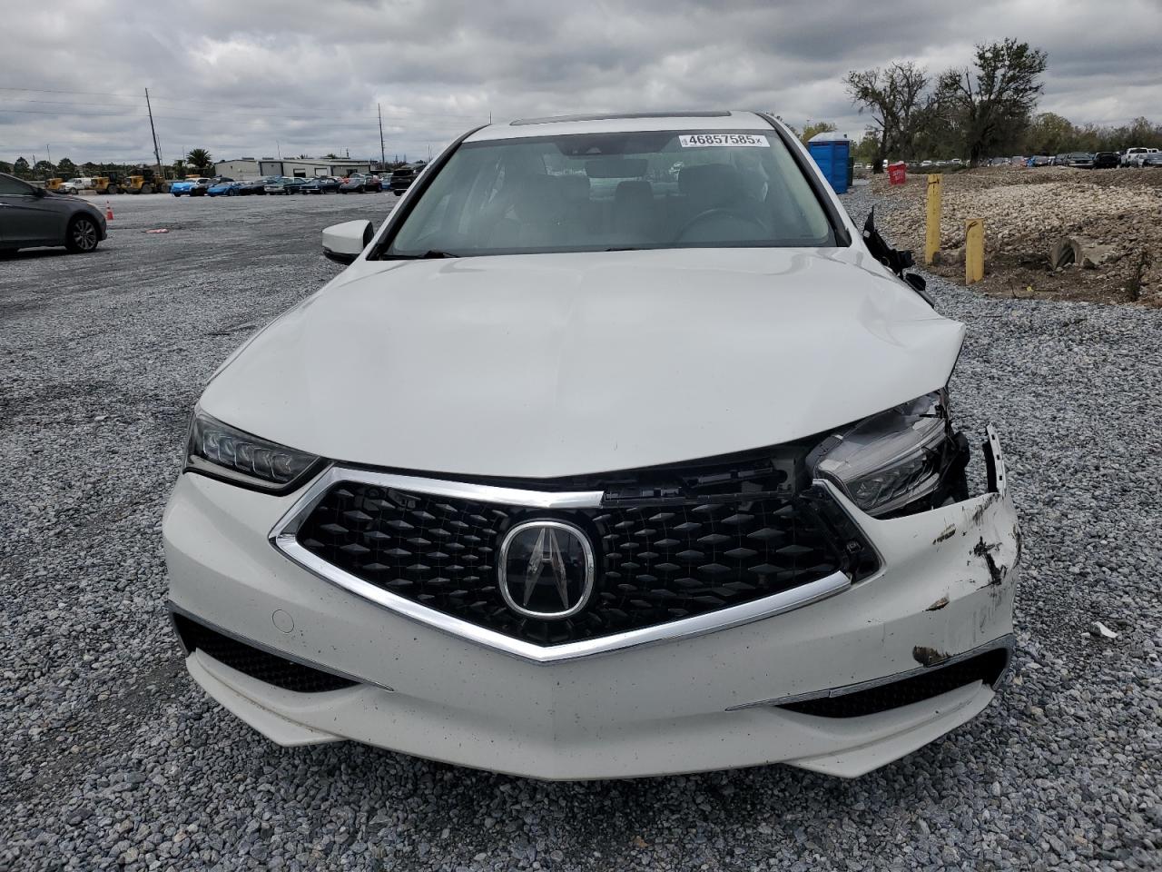 2020 Acura TLX VIN 19UUB2F48LA001835 Copart auction photo, front end / side damage thumbnail 5