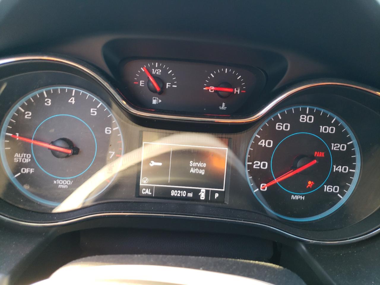 2017 Chevrolet Cruze VIN 1G1BC5SM5H7230884 Copart auction photo, front end / side damage thumbnail 9