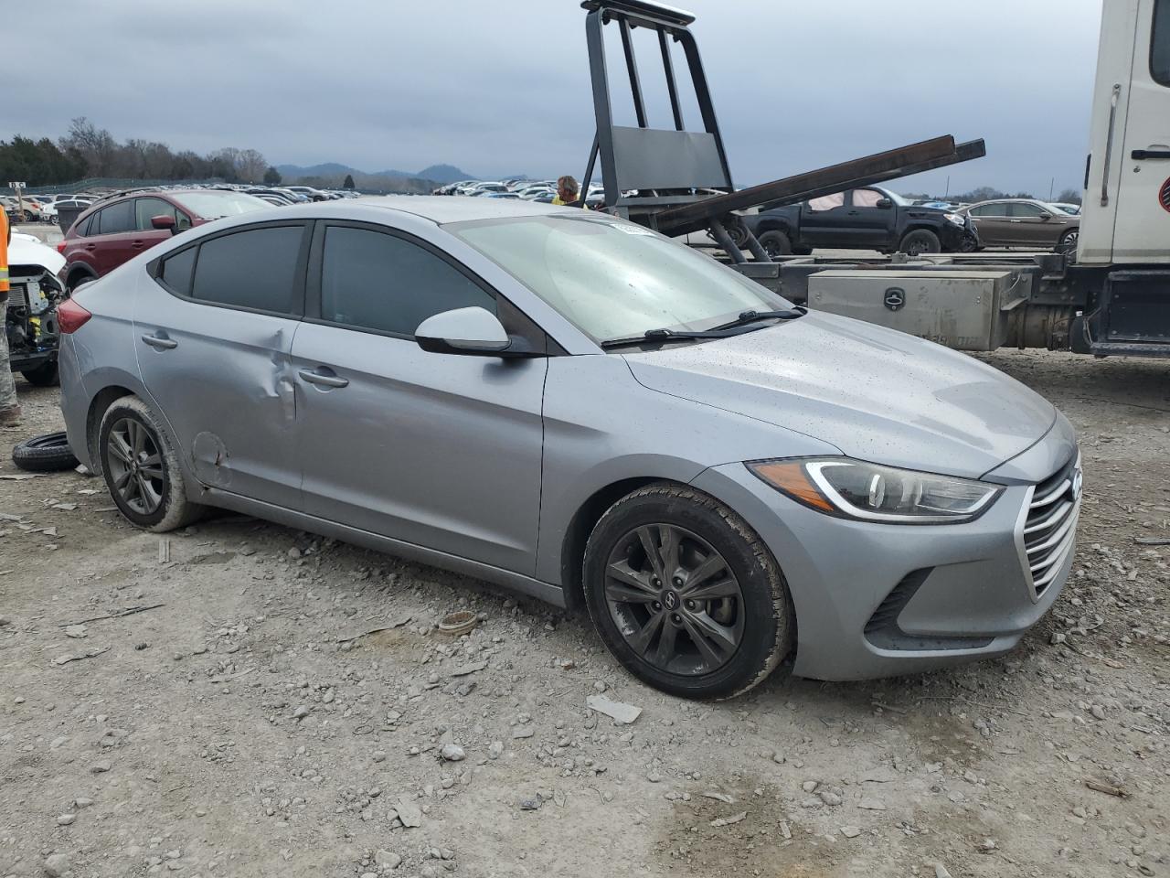 2017 Hyundai Elantra VIN 5NPD84LF7HH084916 Copart auction photo, side damage thumbnail 4