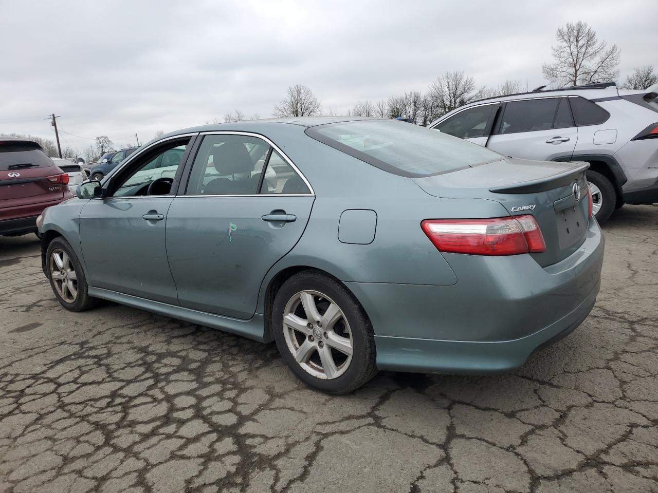 2007 Toyota Camry VIN 4T1BE46K27U649372 Copart auction photo, side / front end damage thumbnail 2