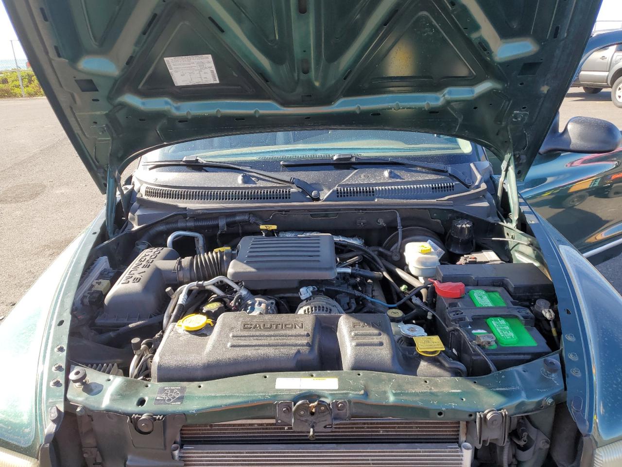 2002 Dodge Durango VIN 1B4HS58N32F155715 Copart auction photo, side / rear end damage thumbnail 12