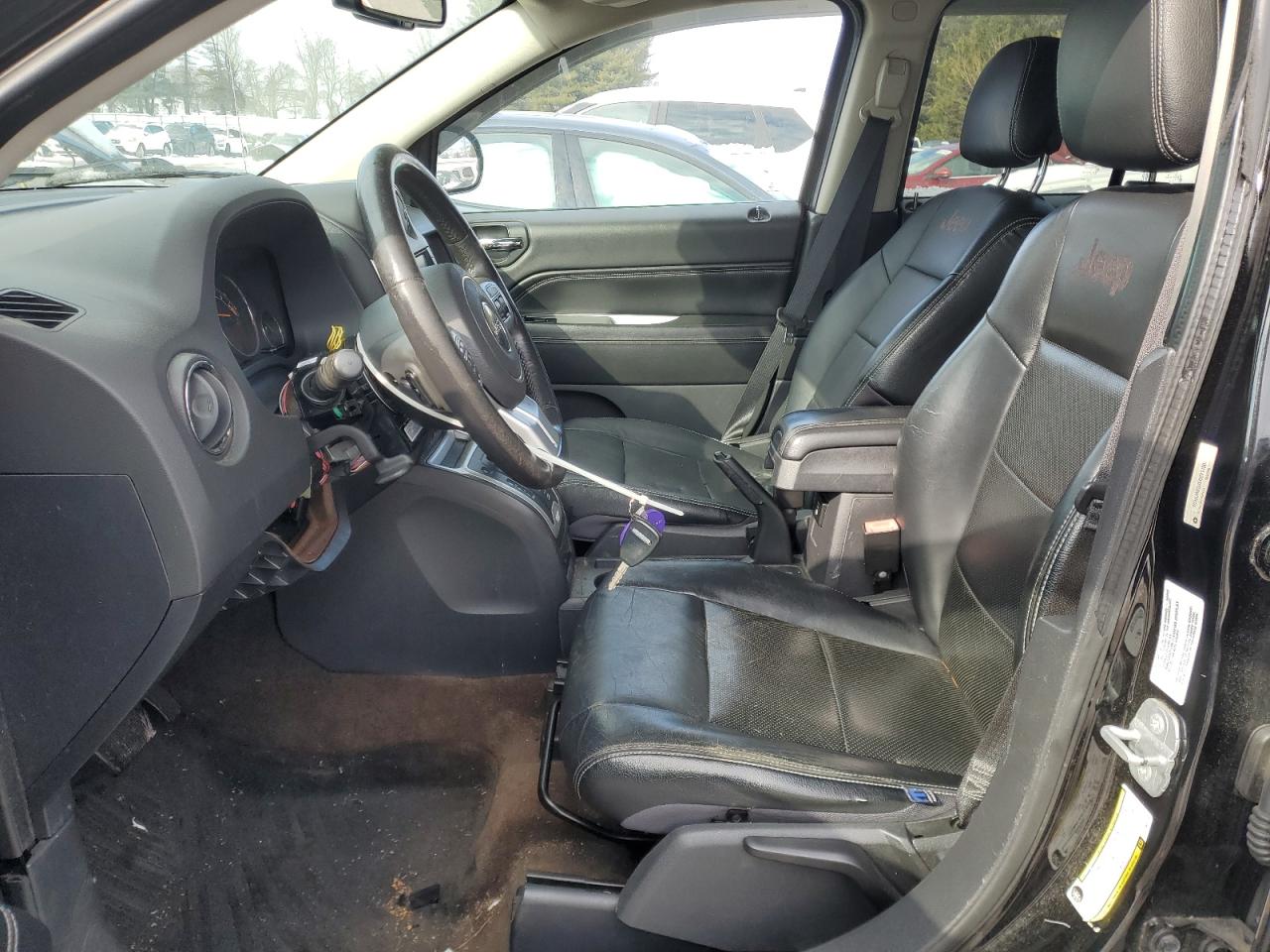 2014 Jeep Compass VIN 1C4NJDEB7ED821150 Copart auction photo, all over damage thumbnail 7