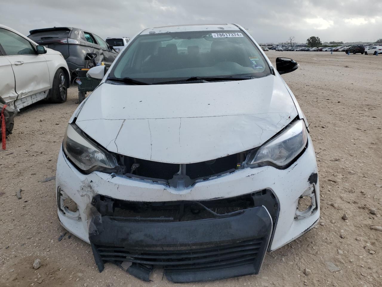 2014 Toyota Corolla VIN 5YFBURHE6EP078801 Copart auction photo, front end / minor dent/scratches damage thumbnail 5