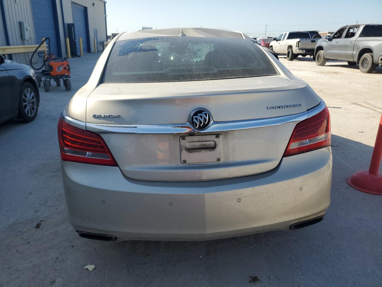 2014 Buick LaCrosse VIN 1G4GF5G31EF274480 Copart auction photo, all over damage thumbnail 6