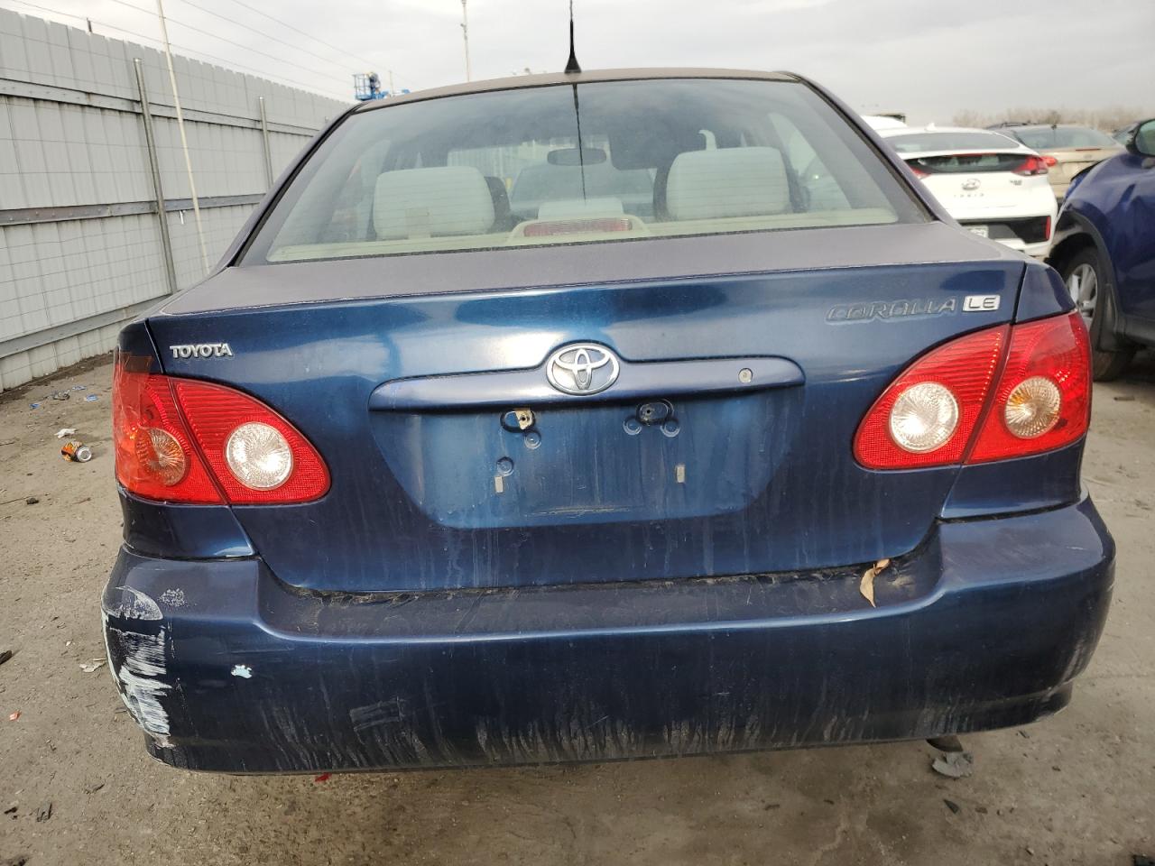 2005 Toyota Corolla VIN 1NXBR32E75Z401405 Copart auction photo, rear end / normal wear damage thumbnail 6