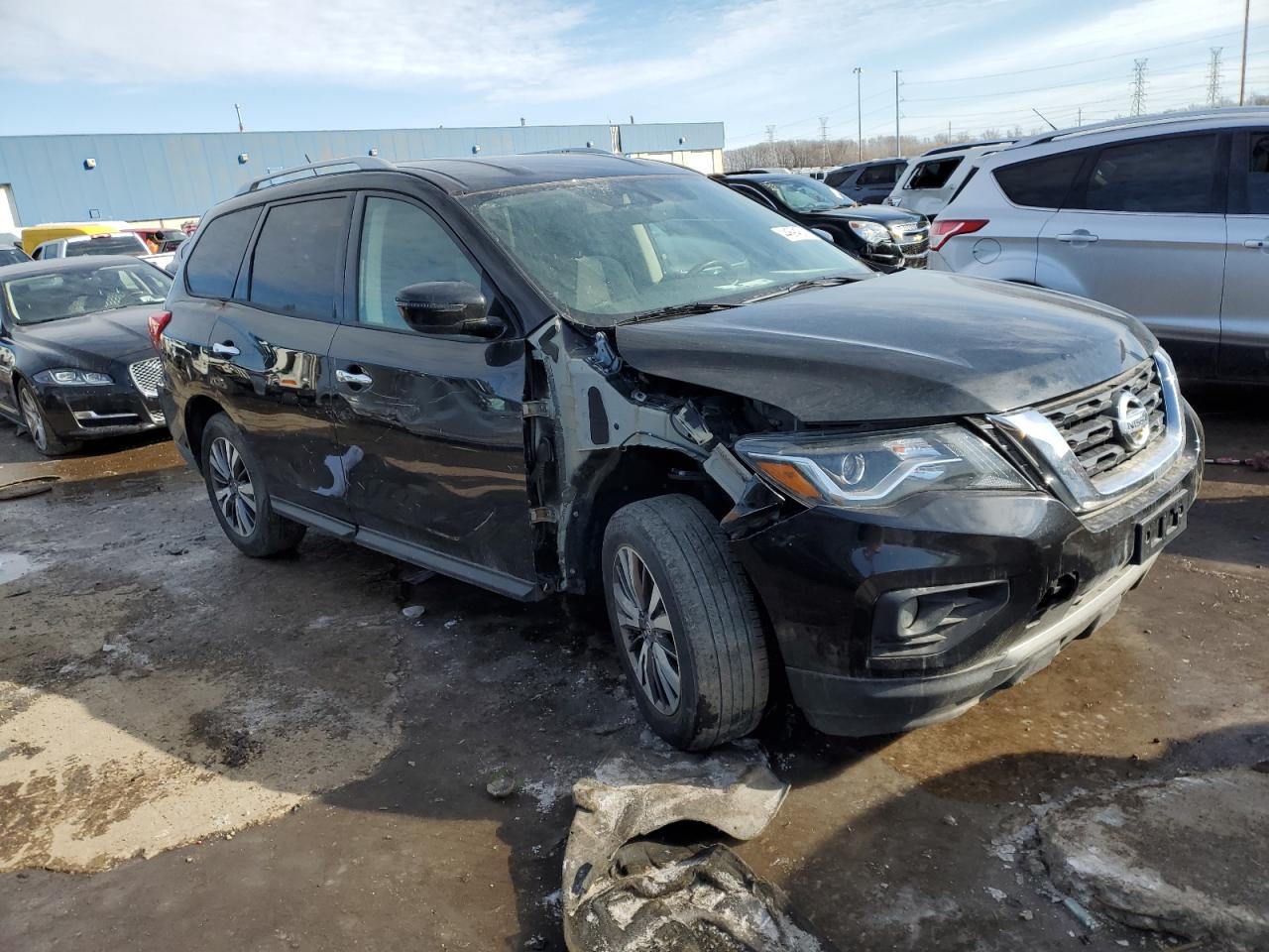 2018 Nissan Pathfinder VIN 5N1DR2MM8JC659052 Copart auction photo, front end damage thumbnail 4