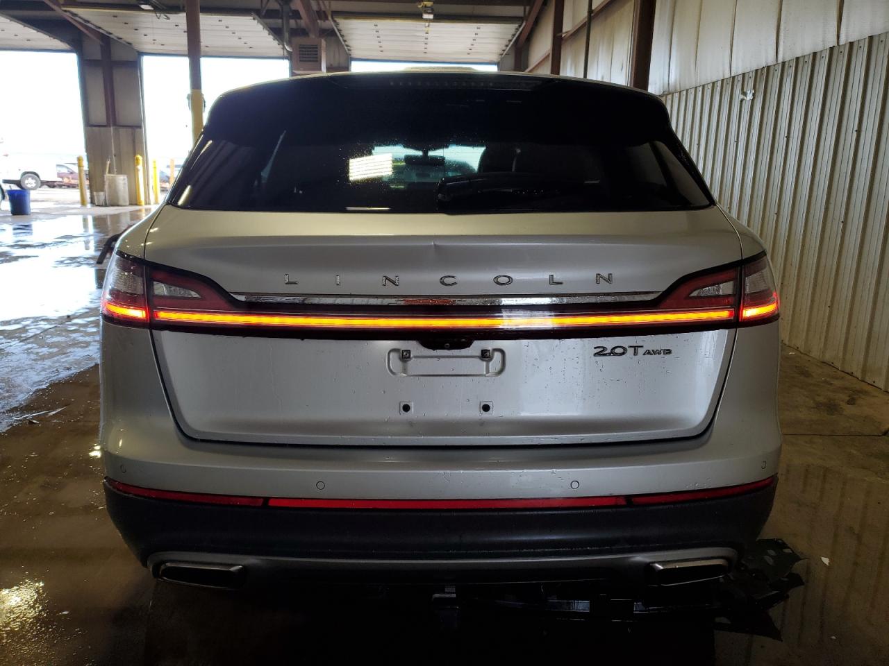 2019 Lincoln Nautilus VIN 2LMPJ8L98KBL47906 Copart auction photo, front end / side damage thumbnail 6