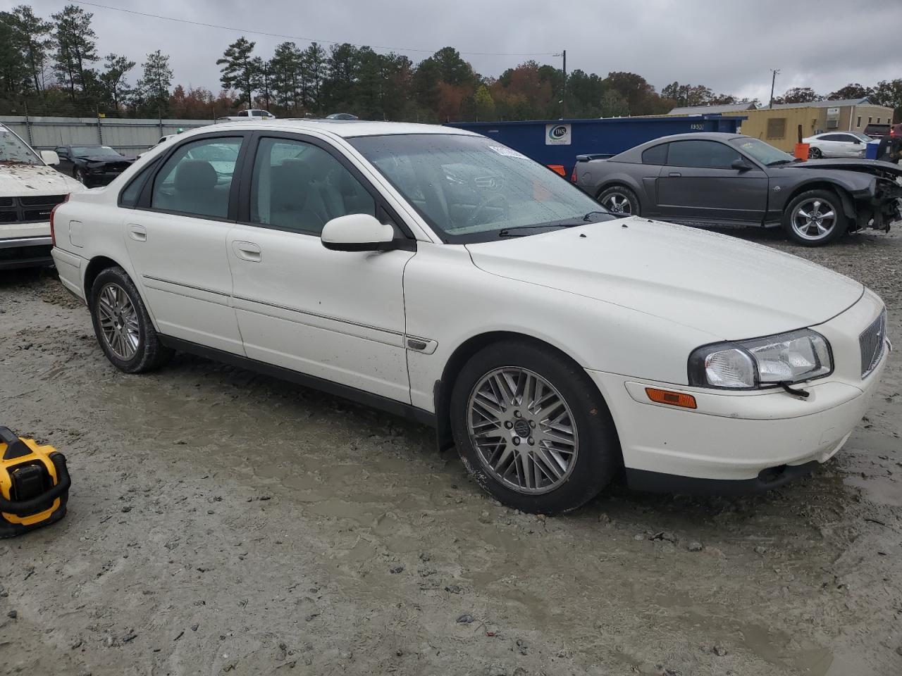 2002 Volvo S80 VIN YV1TS92D221273637 Copart auction photo, side / front end damage thumbnail 4