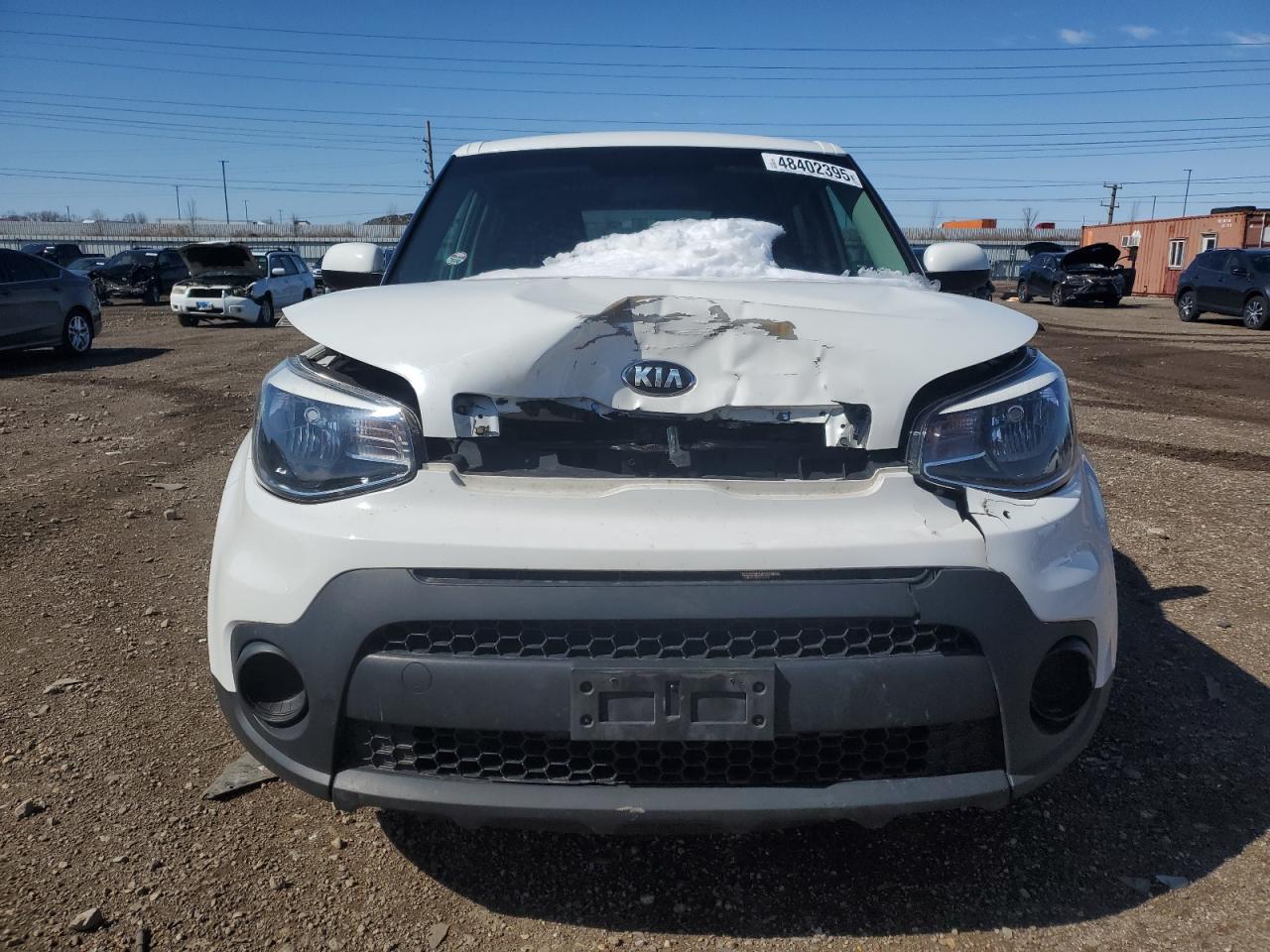 2017 KIA Soul VIN KNDJN2A2XH7461601 Copart auction photo, front end / minor dent/scratches damage thumbnail 5