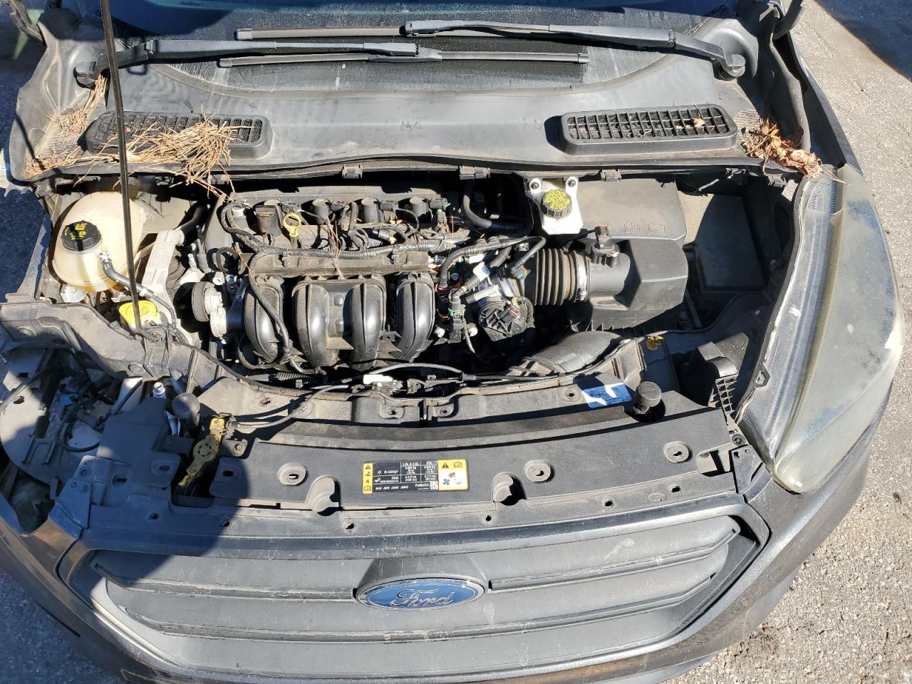 2018 Ford Escape VIN 1FMCU0F70JUA94263 Copart auction photo, front end / undercarriage damage thumbnail 12