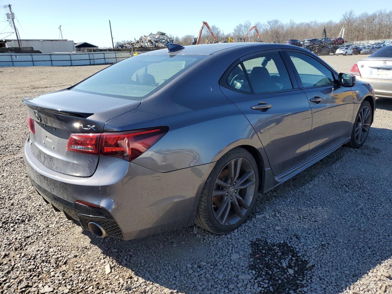 2018 Acura TLX VIN 19UUB2F69JA004337 Copart auction photo, minor dent/scratches damage thumbnail 3