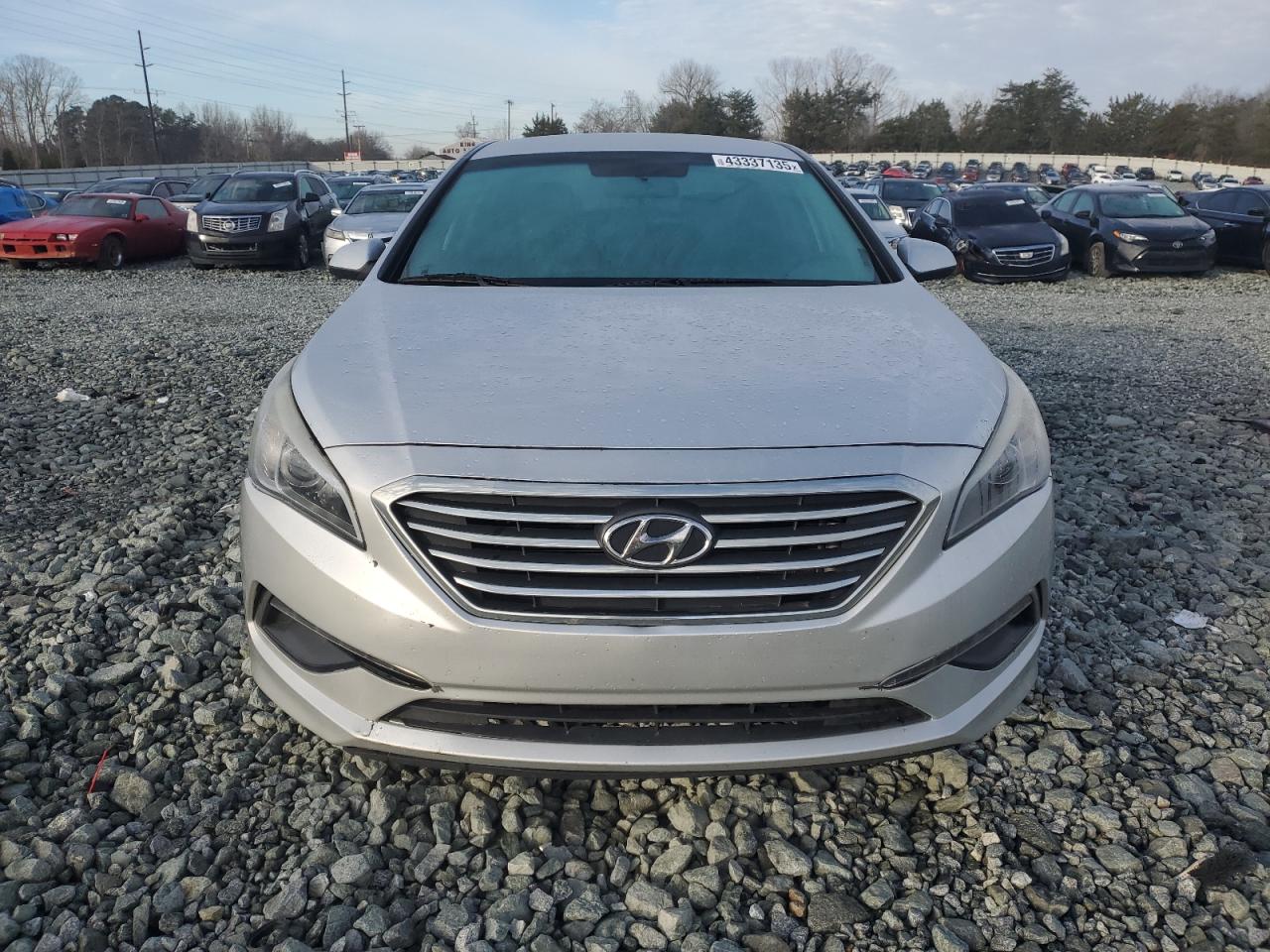 2015 Hyundai Sonata VIN 5NPE24AF7FH047418 Copart auction photo, vandalism damage thumbnail 5