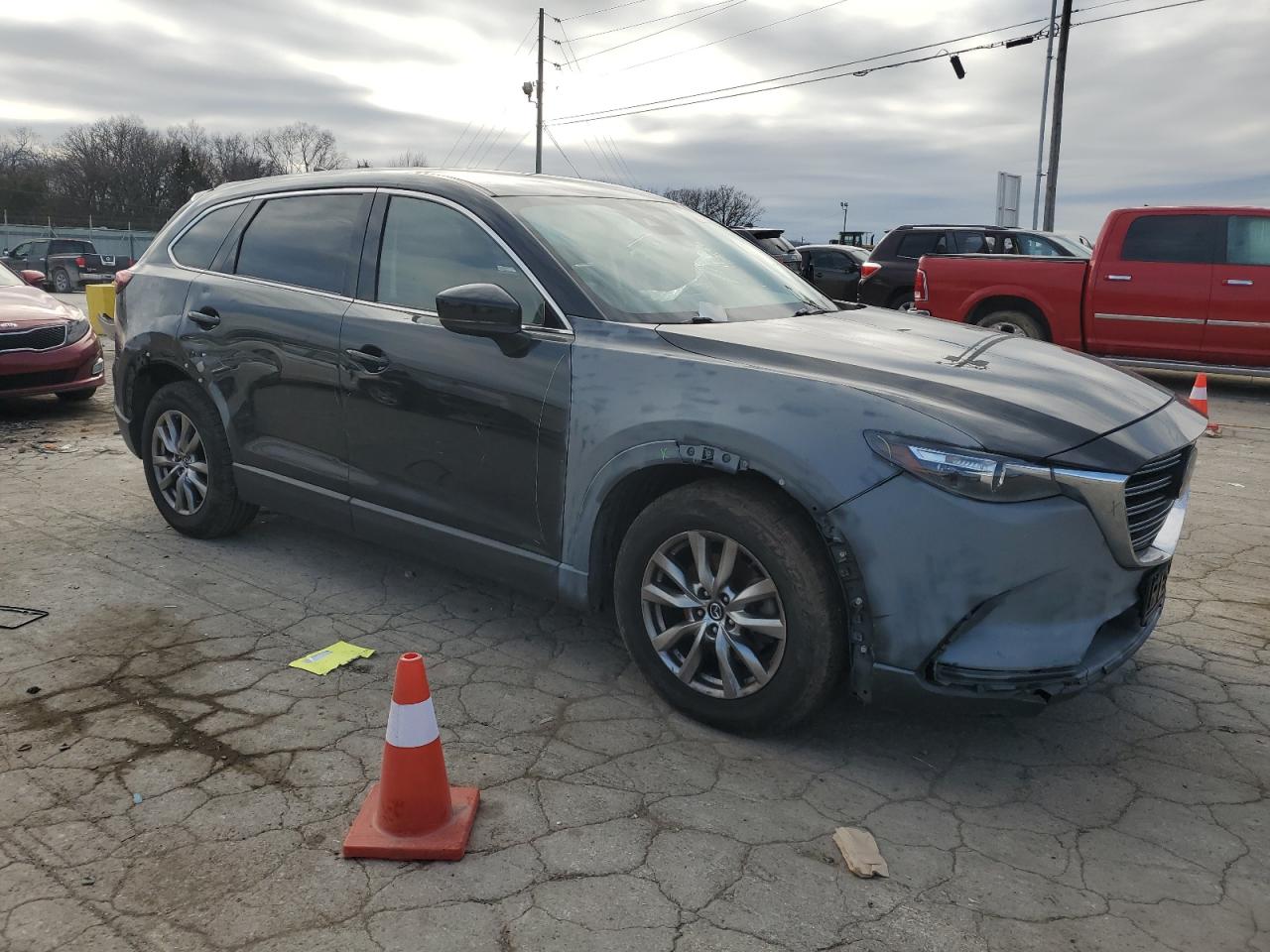 2019 Mazda CX-9 VIN JM3TCBCY2K0311182 Copart auction photo, all over damage thumbnail 4