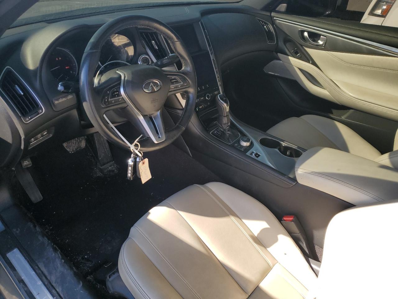 2017 Infiniti Q60 VIN JN1CV7EL9HM320905 Copart auction photo, front end / side damage thumbnail 8