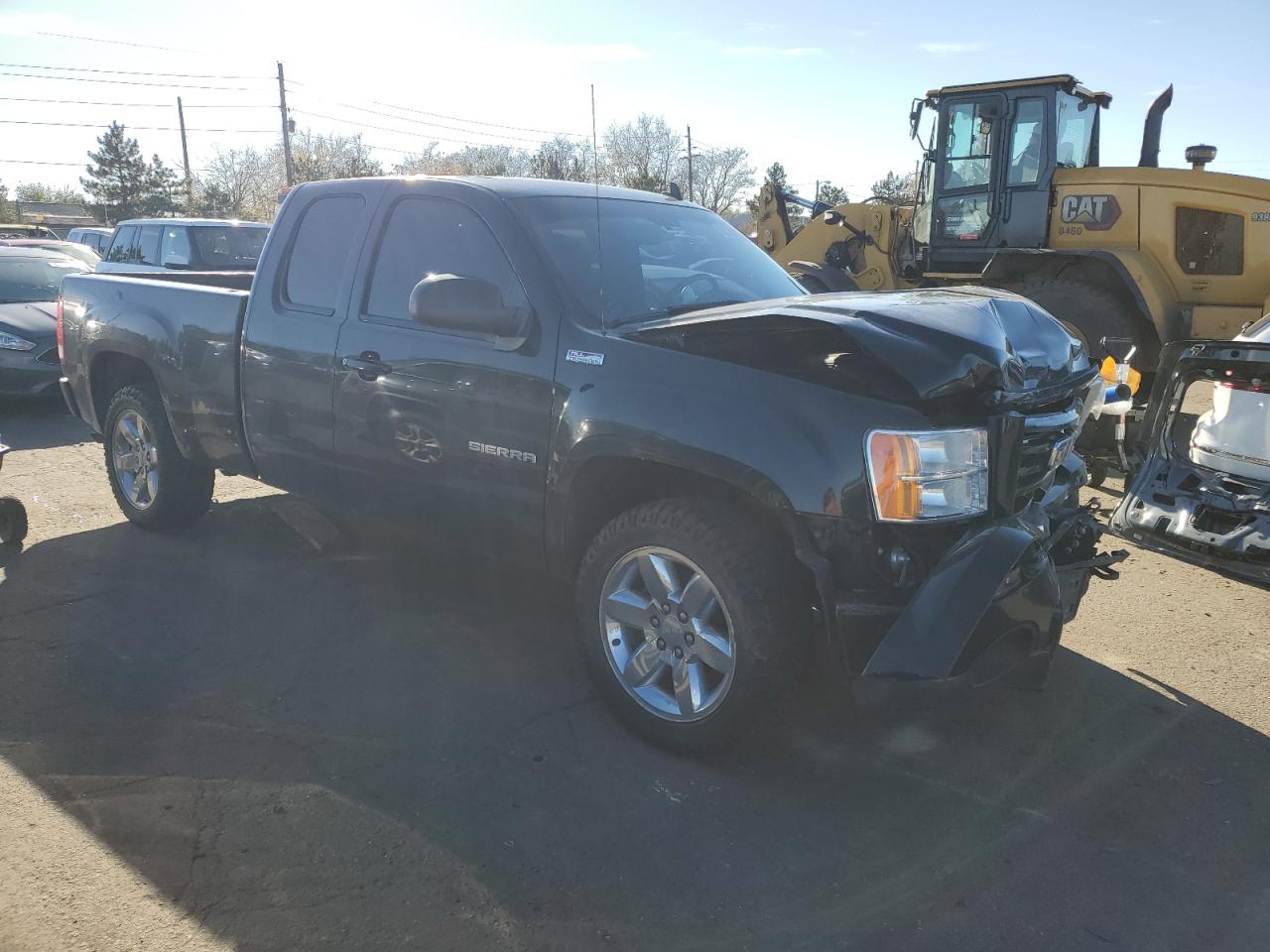 2013 GMC Sierra VIN 1GTR2WE70DZ291501 Copart auction photo, front end damage thumbnail 4