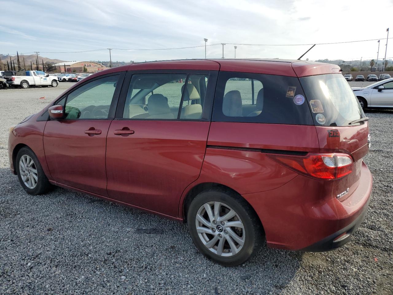 2015 Mazda 5 VIN JM1CW2BL8F0184689 Copart auction photo, mechanical damage thumbnail 2
