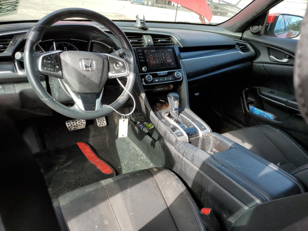 2019 Honda Civic VIN 2HGFC2F81KH527183 Copart auction photo, side damage thumbnail 8