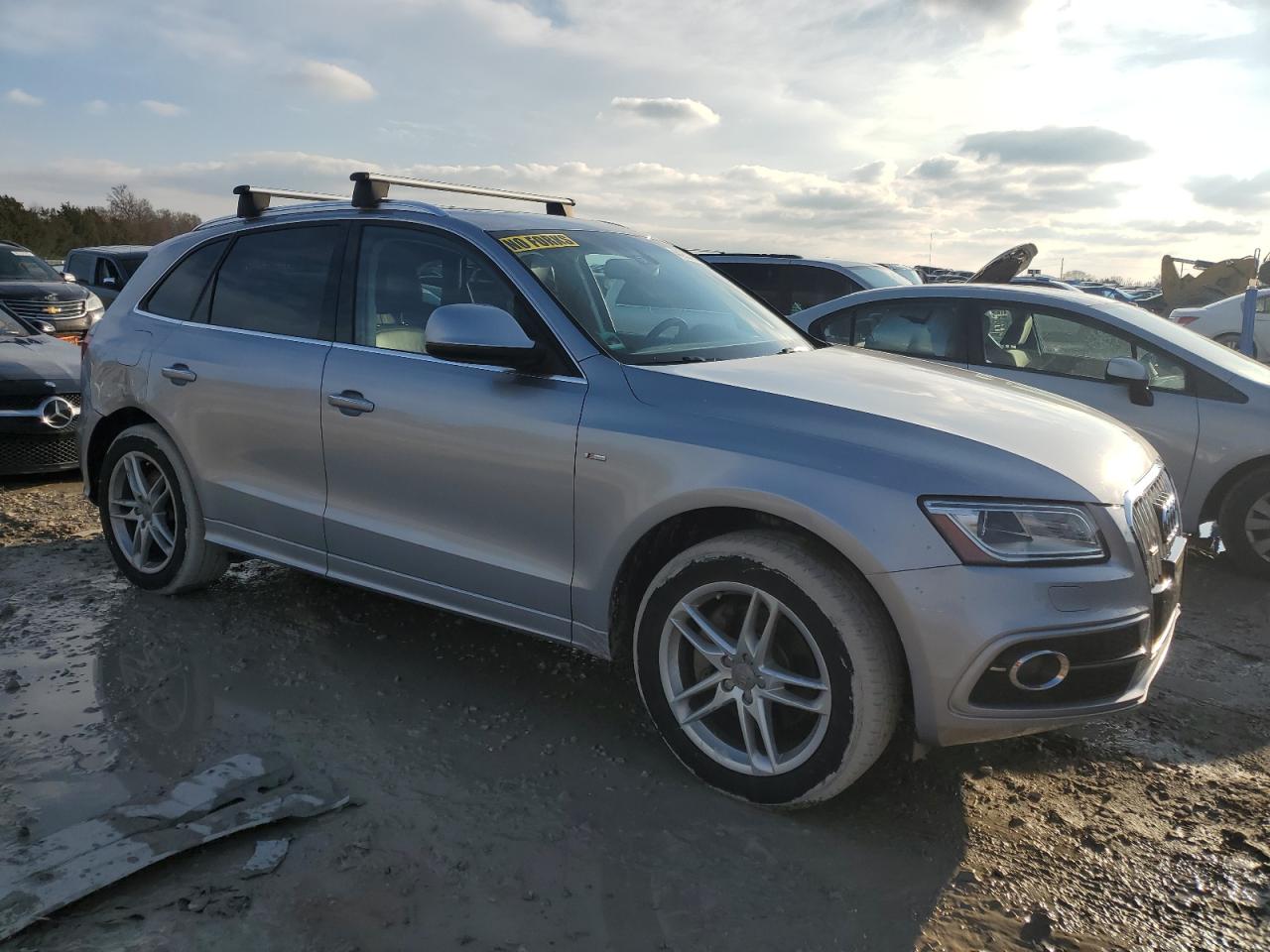2015 Audi Q5 VIN WA1DGBFP7FA052476 Copart auction photo, side damage thumbnail 4