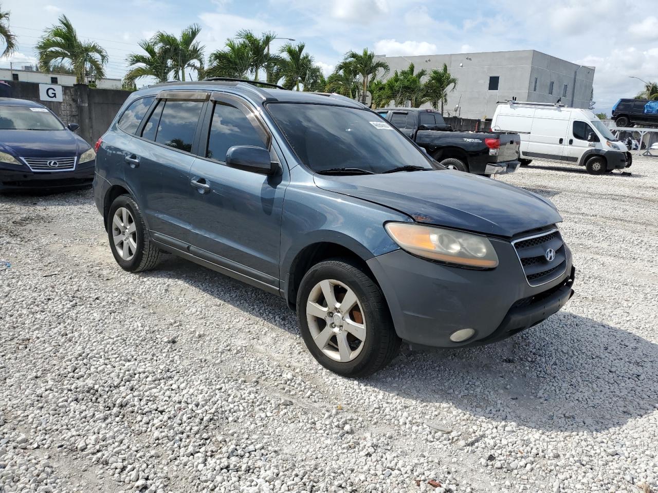 2008 Hyundai Santa Fe VIN 5NMSH13E88H204216 Copart auction photo, front end damage thumbnail 4