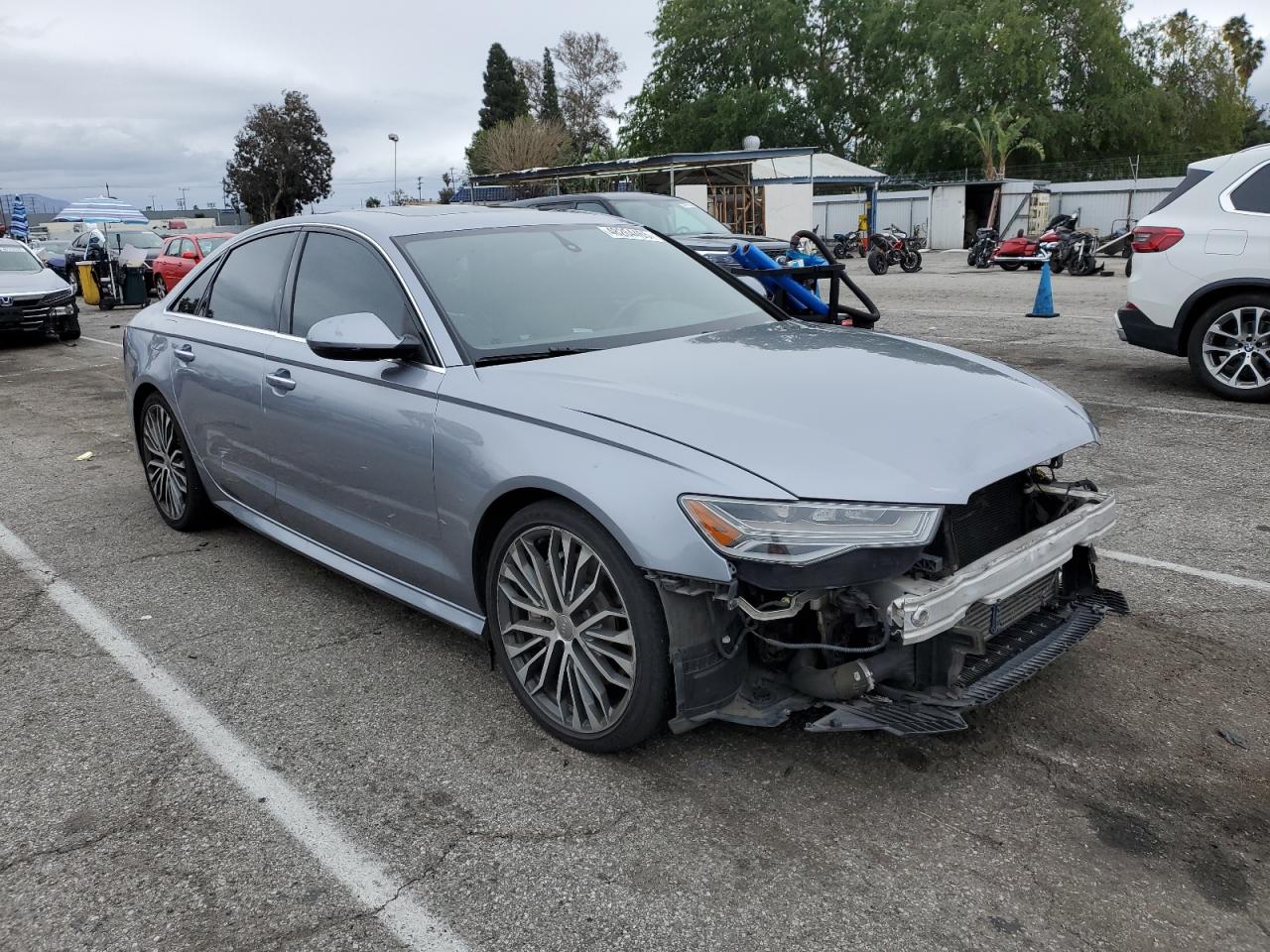 2016 Audi A6 VIN WAUGFAFC0GN063839 Copart auction photo, front end / minor dent/scratches damage thumbnail 4