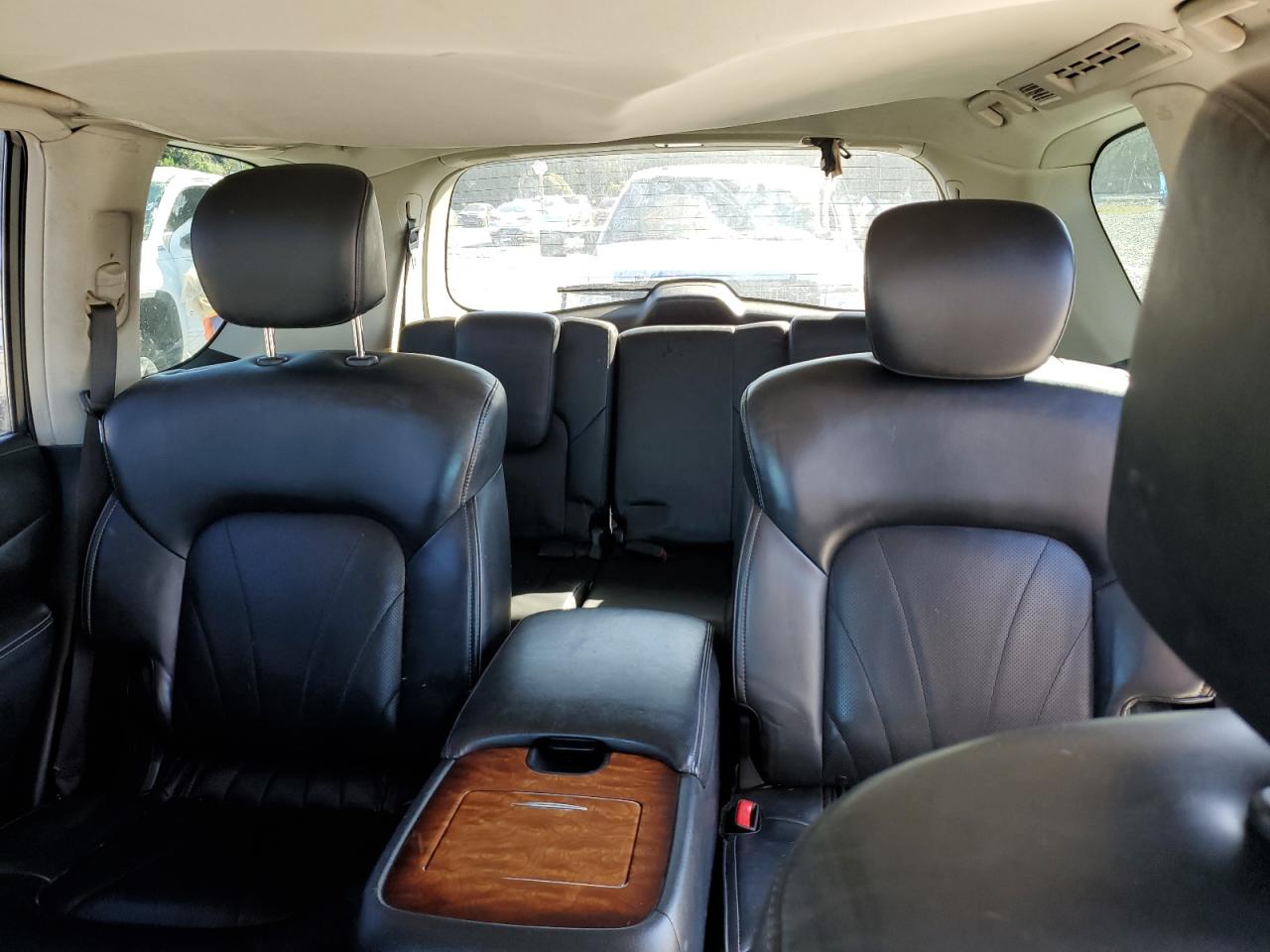 2017 Infiniti QX80 VIN JN8AZ2NE1H9160538 Copart auction photo, top/roof / side damage thumbnail 10