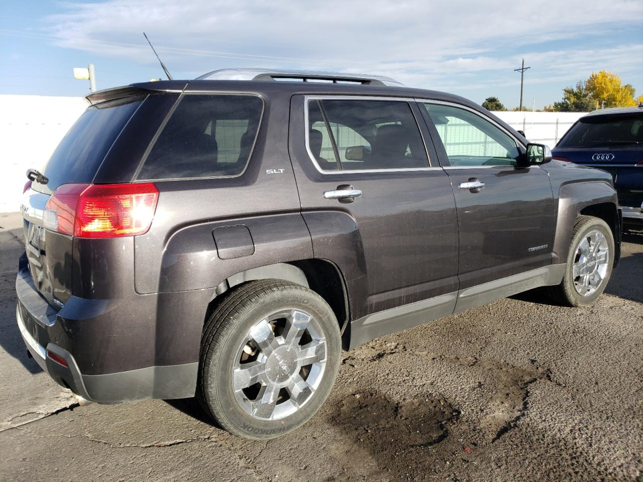 2013 GMC Terrain VIN 2GKFLXE30D6135445 Copart auction photo, front end / rear end damage thumbnail 3