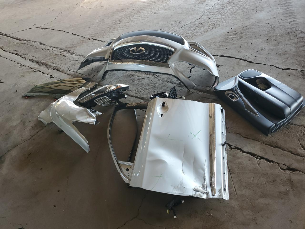 2018 Infiniti QX60 VIN 5N1DL0MN0JC514229 Copart auction photo, front end / side damage thumbnail 13