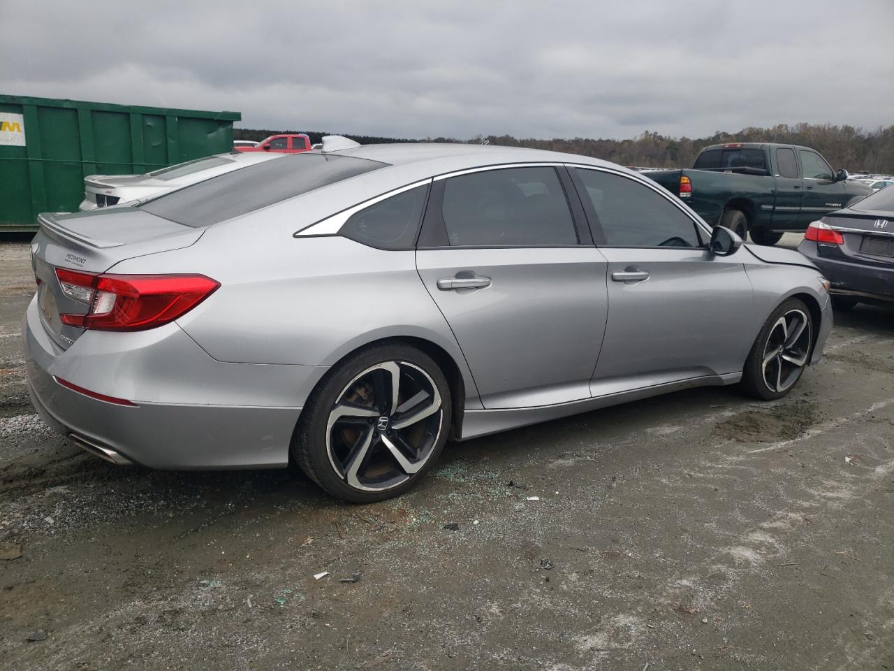 2019 Honda Accord VIN 1HGCV1F36KA064550 Copart auction photo, front end / minor dent/scratches damage thumbnail 3