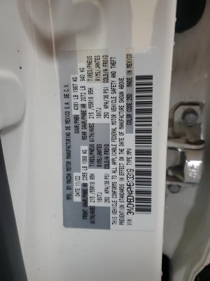 2023 Mazda CX-30 VIN 3MVDMBDM4PM513319 Copart auction photo, side / rear end damage thumbnail 13