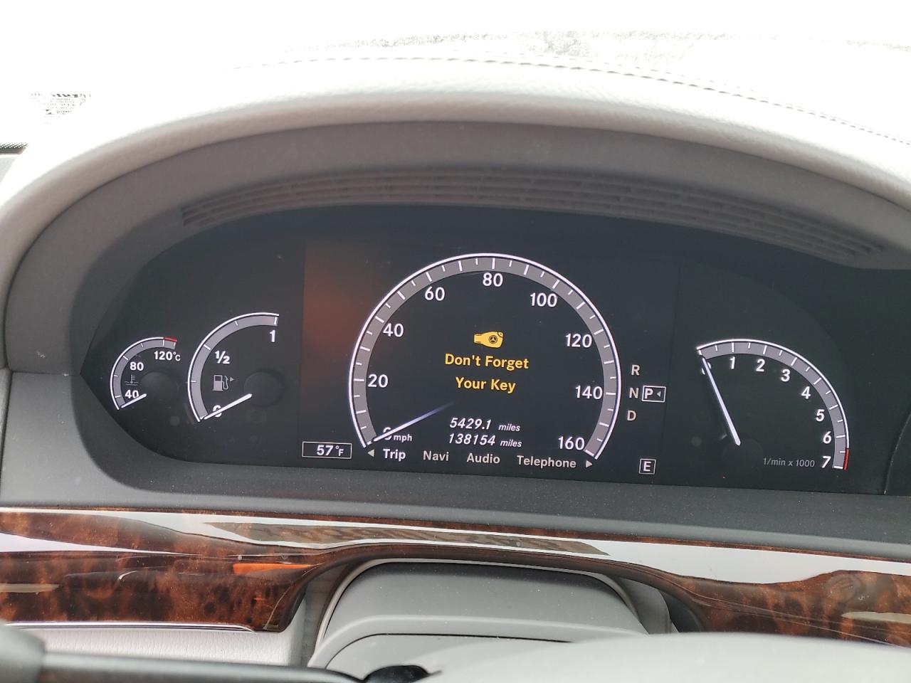 2013 Mercedes-Benz S-klasse VIN WDDNG7DBXDA521822 Copart auction photo, mechanical damage thumbnail 9