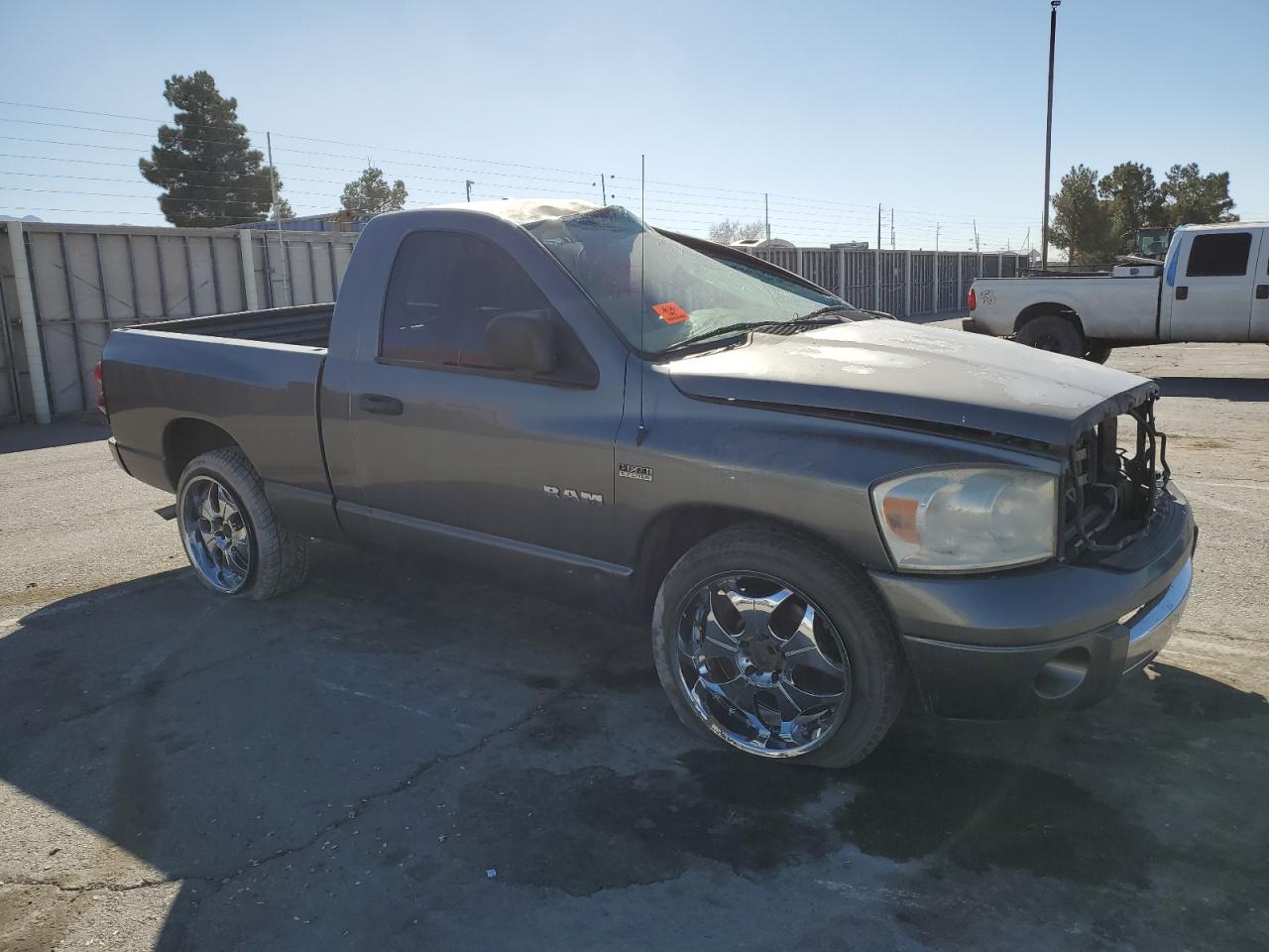 2008 Dodge RAM VIN 1D7HA16228J233582 Copart auction photo, rollover damage thumbnail 4