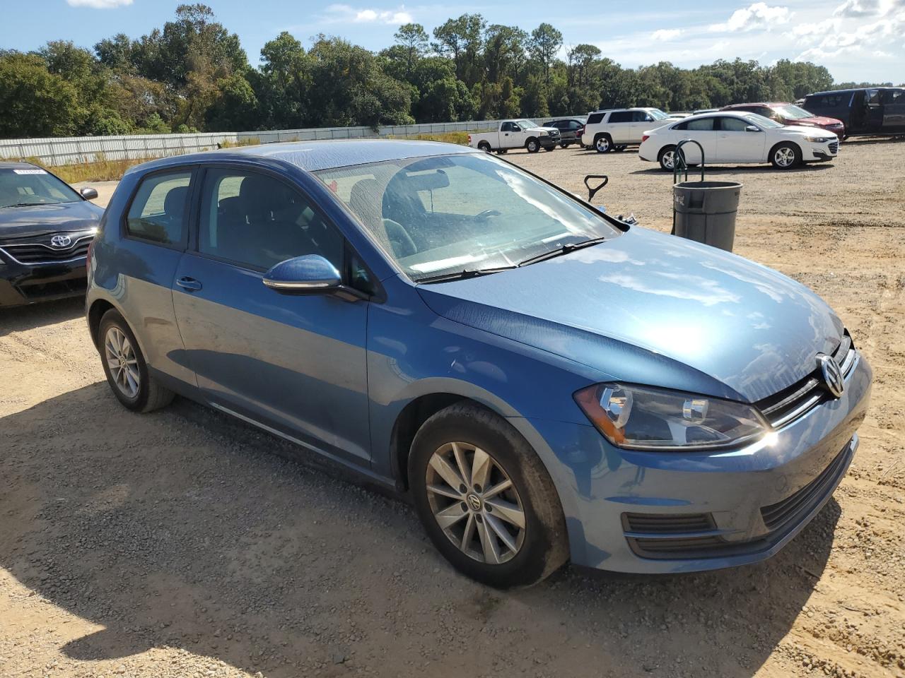 2015 Volkswagen Golf VIN 3VW917AUXFM062992 Copart auction photo, water/flood / mechanical damage thumbnail 4