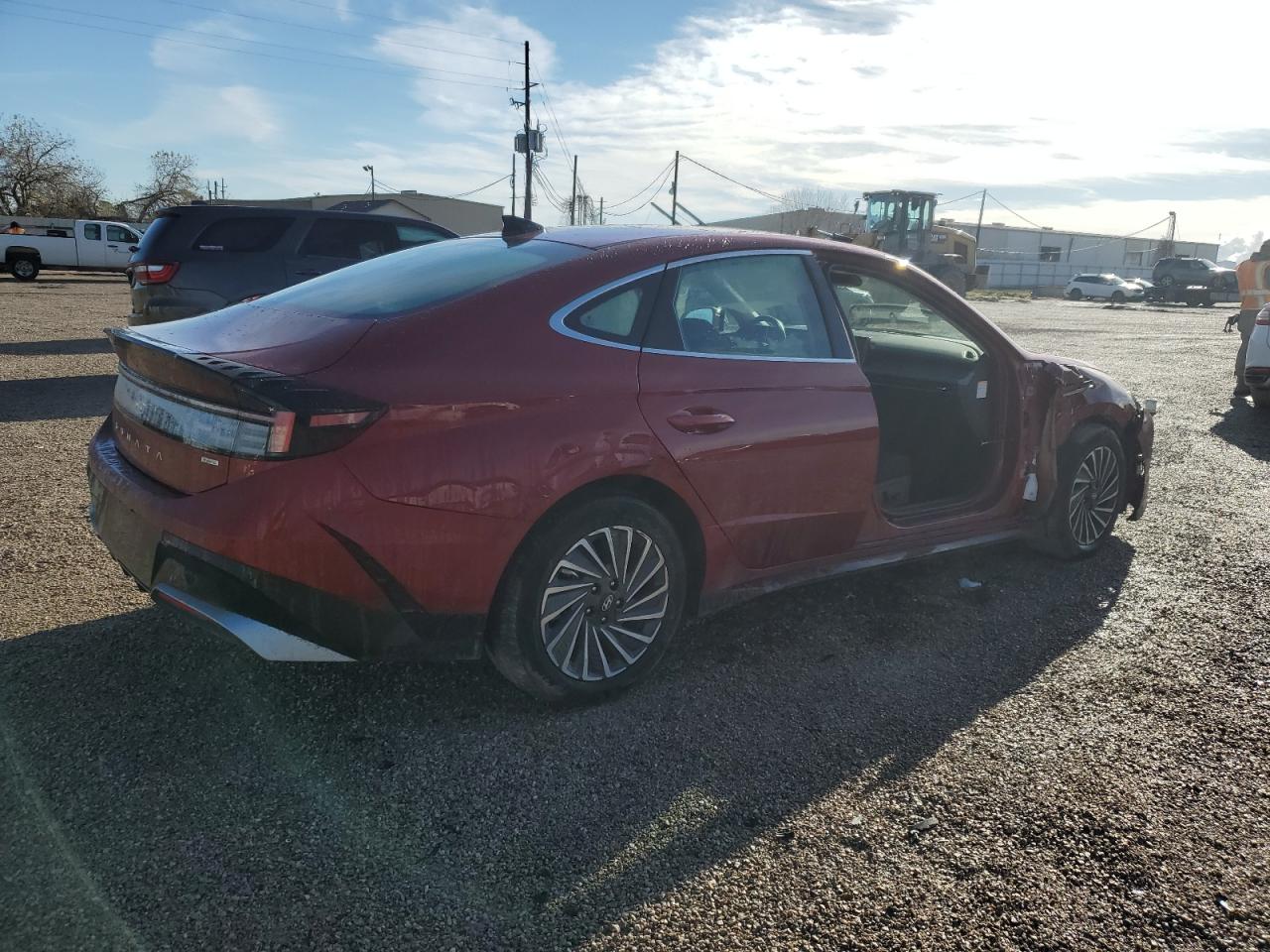 2024 Hyundai Sonata VIN KMHL34JJ5RA096195 Copart auction photo, front end / side damage thumbnail 3