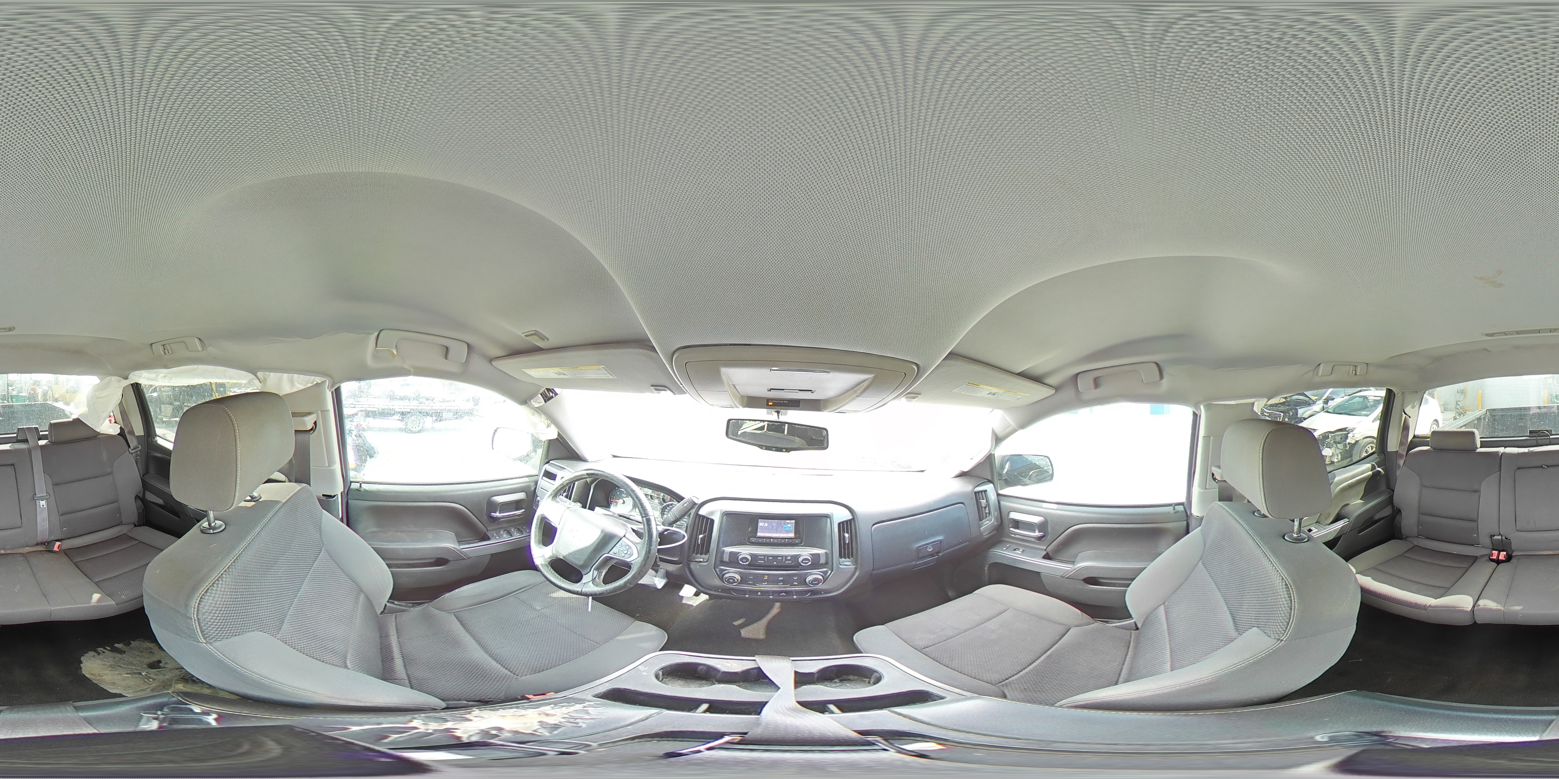 2014 Chevrolet Silverado VIN 3GCPCREH5EG452554 Copart auction photo, rear end / hail damage thumbnail 14